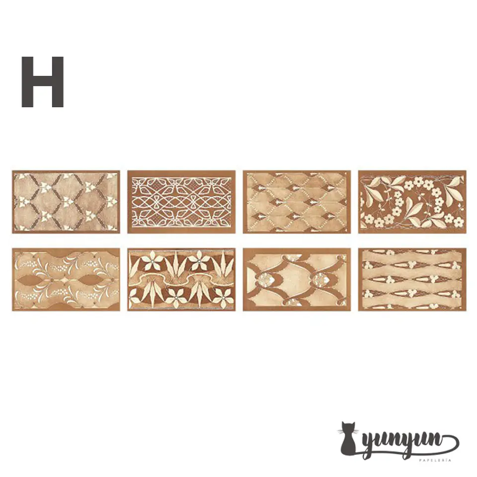 Set Blondas Papel Café - 40 pzas 18