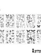 Sticker Book Black and White Diary - 30 pzas - Miniatura 12