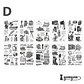 Sticker Book Black and White Diary - 30 pzas - Miniatura 15