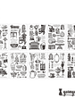 Sticker Book Black and White Diary - 30 pzas - Miniatura 16