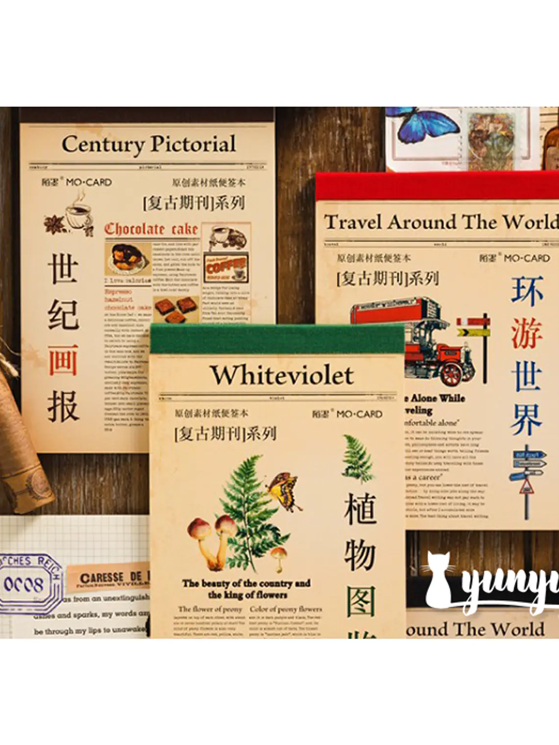 Papeles Periódico Vintage - 30 pzas 8