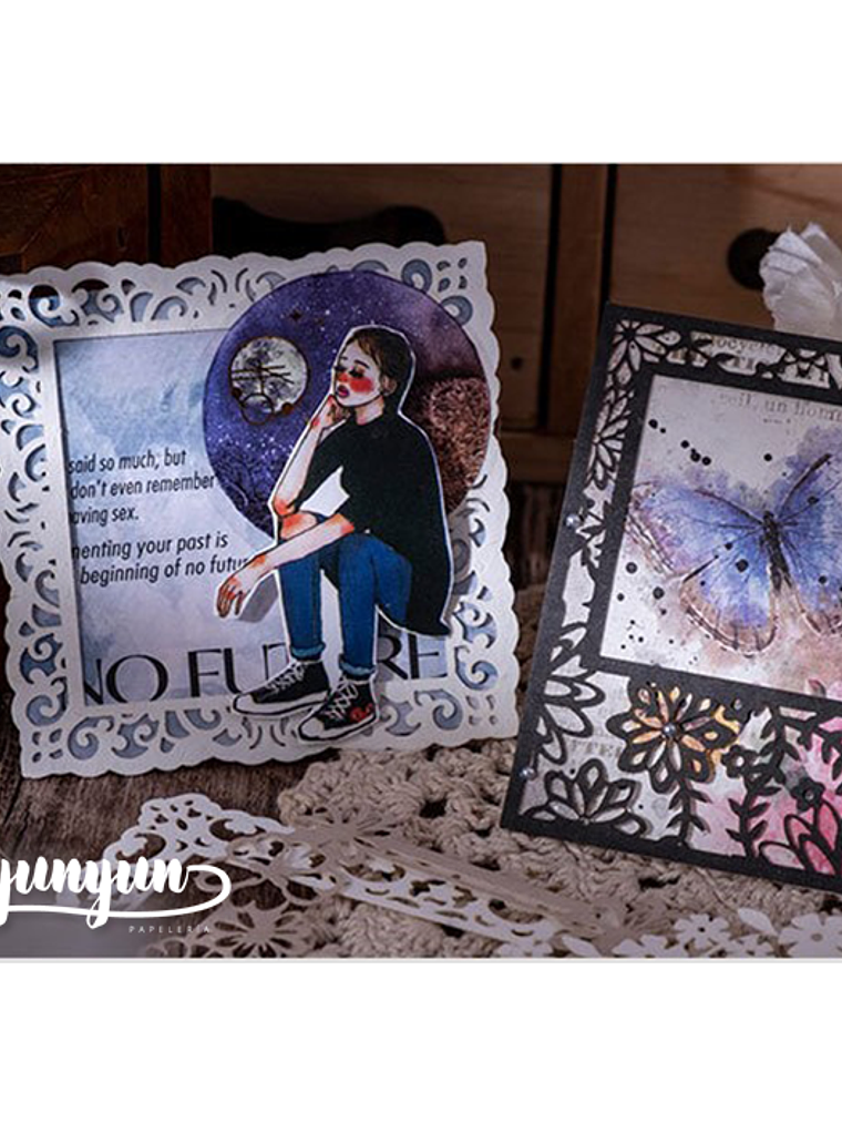 Papeles Embossed Postman - 20 pzas 4