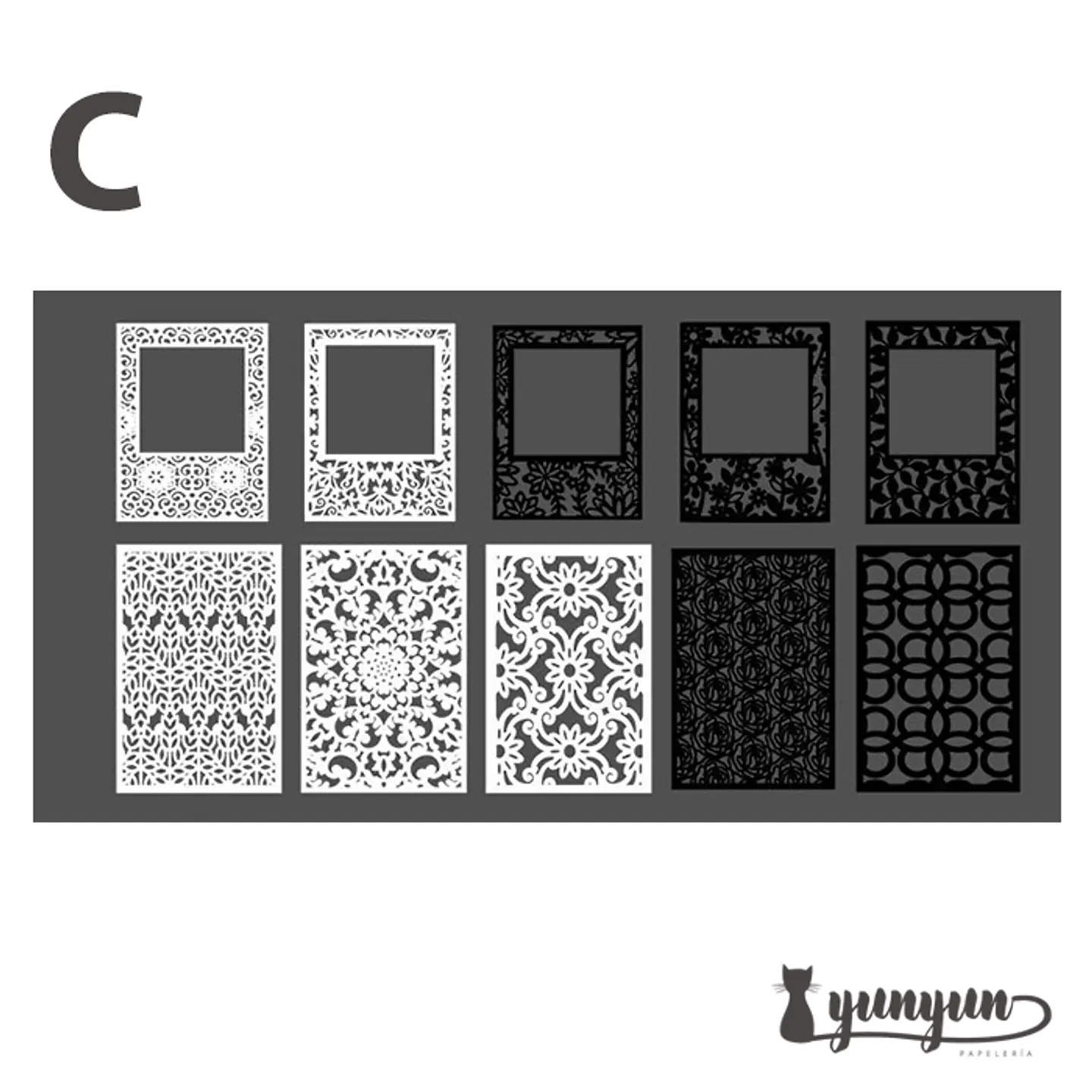 Papeles Embossed Postman - 20 pzas 18