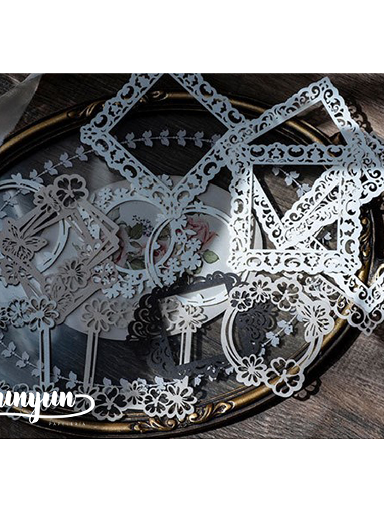 Papeles Embossed Postman - 20 pzas 2