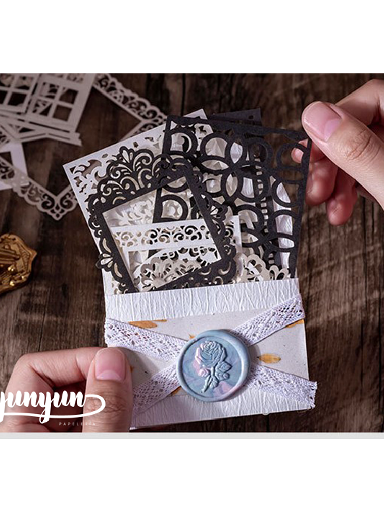 Papeles Embossed Postman - 20 pzas 3