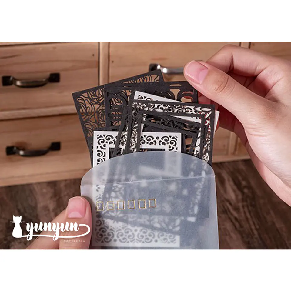 Papeles Embossed Postman - 20 pzas 10