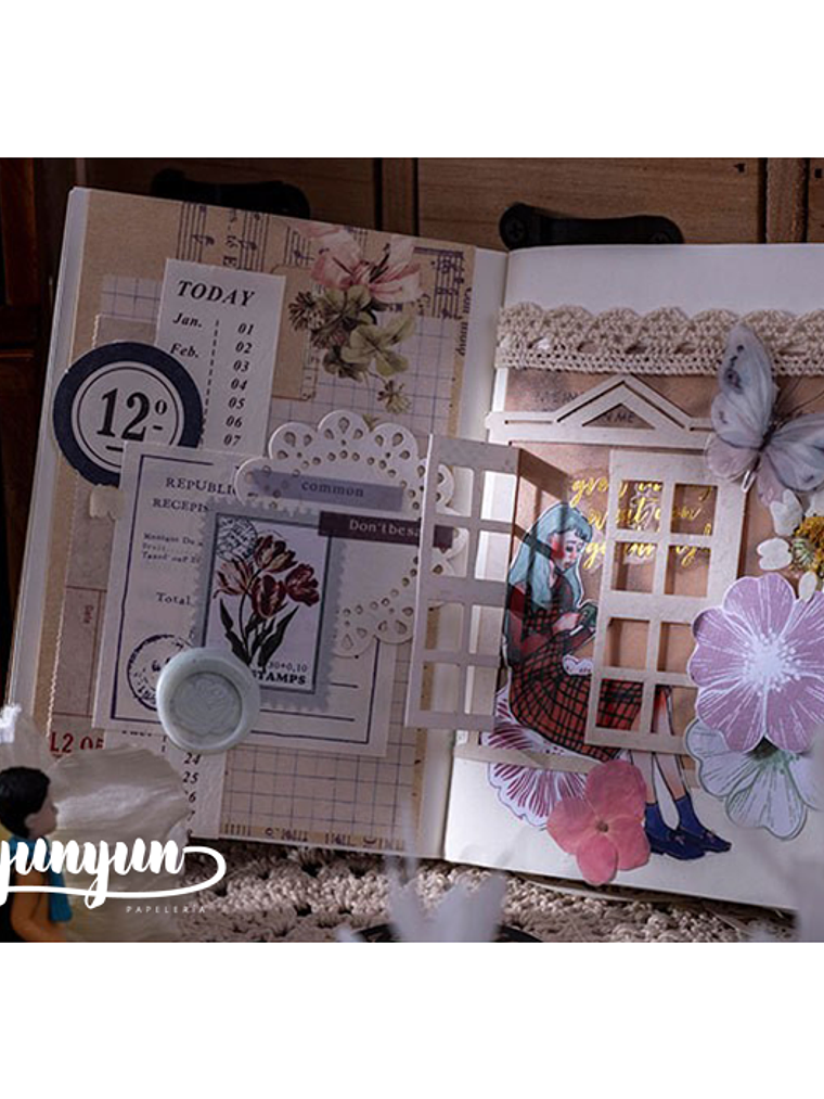 Papeles Embossed Postman - 20 pzas 13