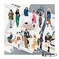Stickers Fashion Girls - 58 pzas - Miniatura 2