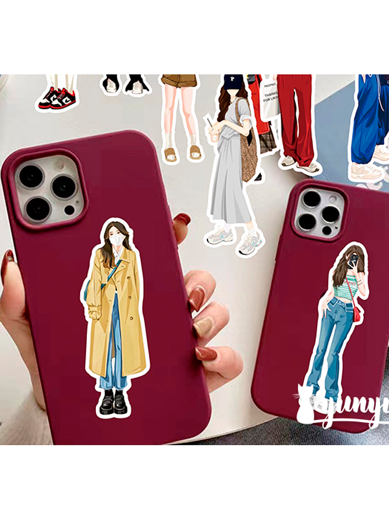 Stickers Fashion Girls - 58 pzas 3
