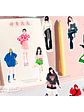 Stickers Fashion Girls - 58 pzas - Miniatura 4