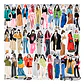 Stickers Fashion Girls - 58 pzas - Miniatura 5
