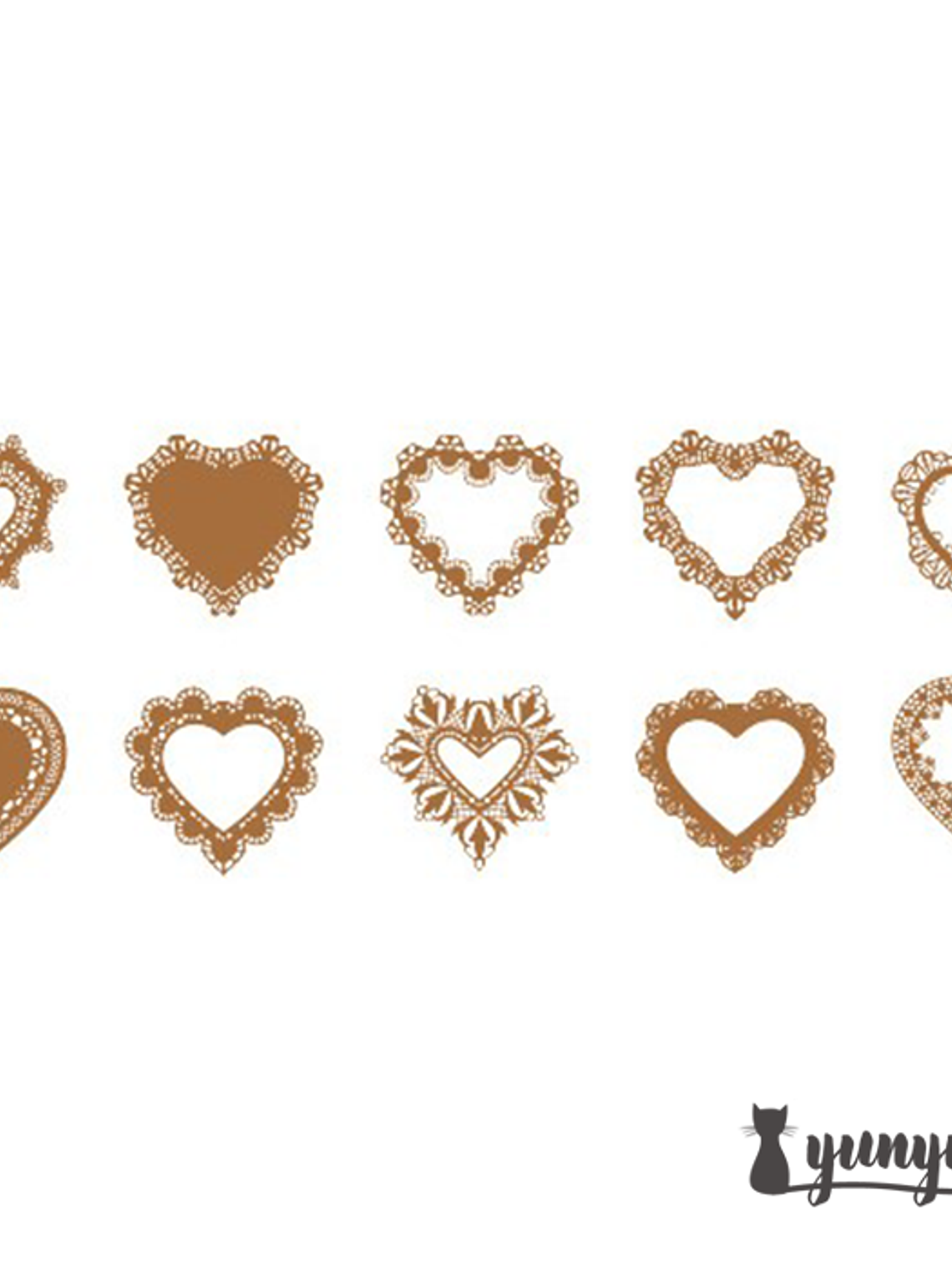 Set Blondas Papel Café II - 10 pzas 14