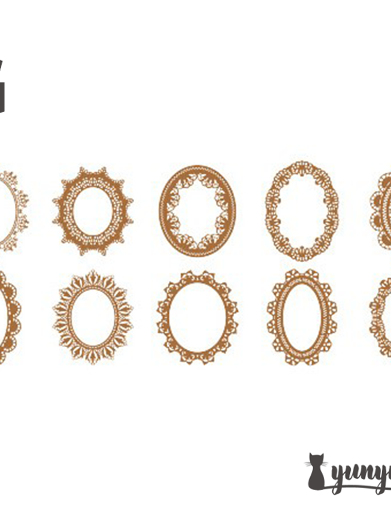 Set Blondas Papel Café II - 10 pzas 18