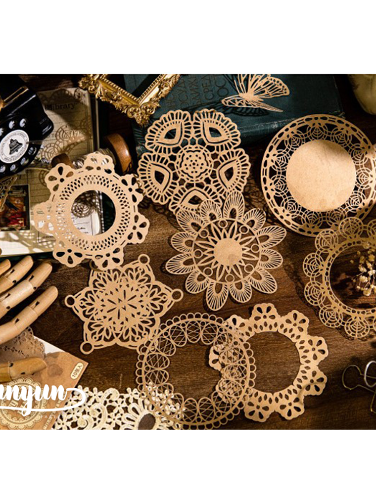 Set Blondas Papel Café II - 10 pzas 1