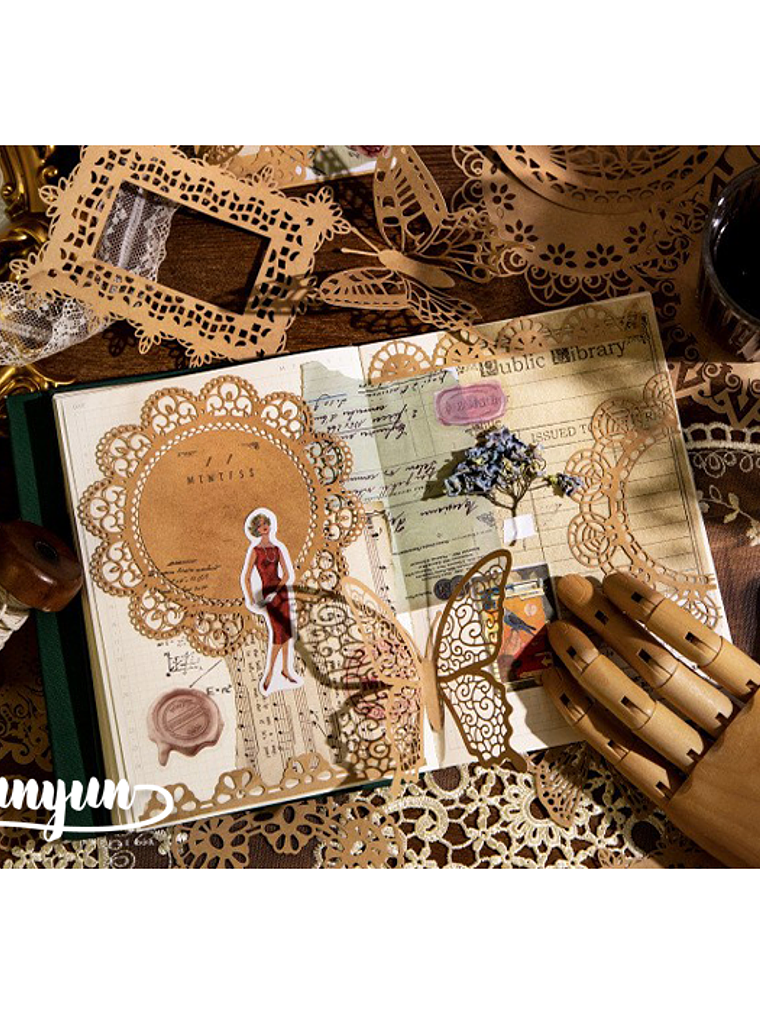 Set Blondas Papel Café II - 10 pzas 7