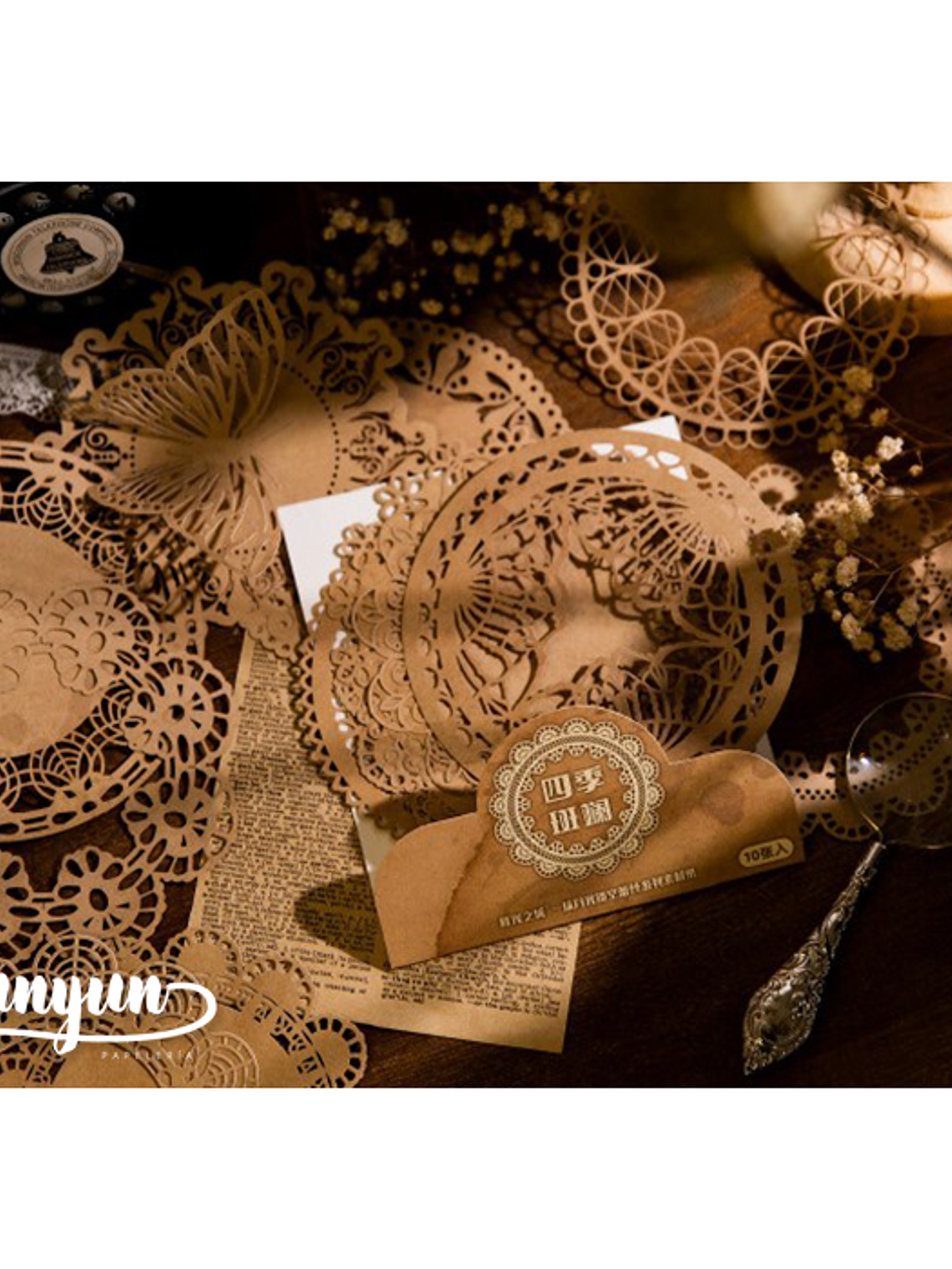 Set Blondas Papel Café II - 10 pzas 10