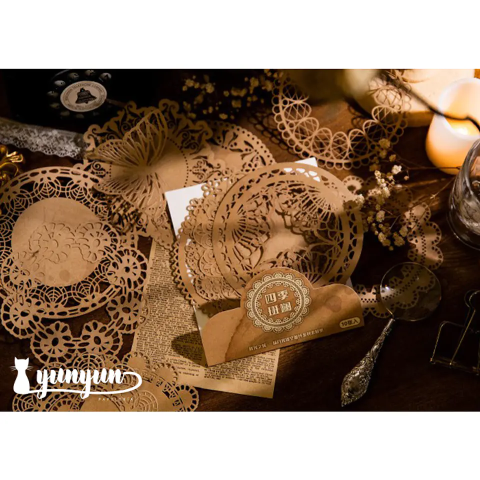 Set Blondas Papel Café II - 10 pzas 10