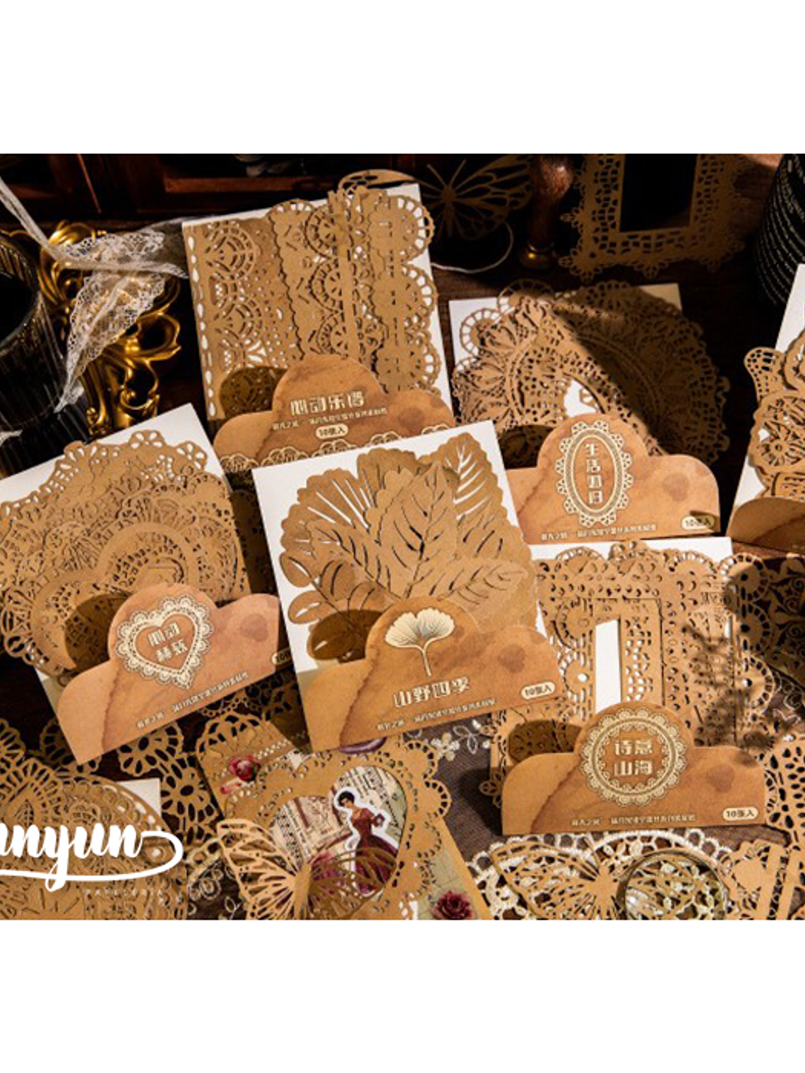 Set Blondas Papel Café II - 10 pzas 2