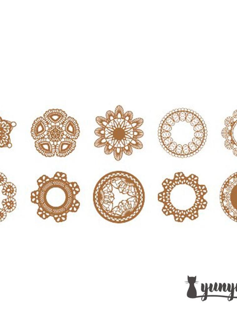 Set Blondas Papel Café II - 10 pzas 13