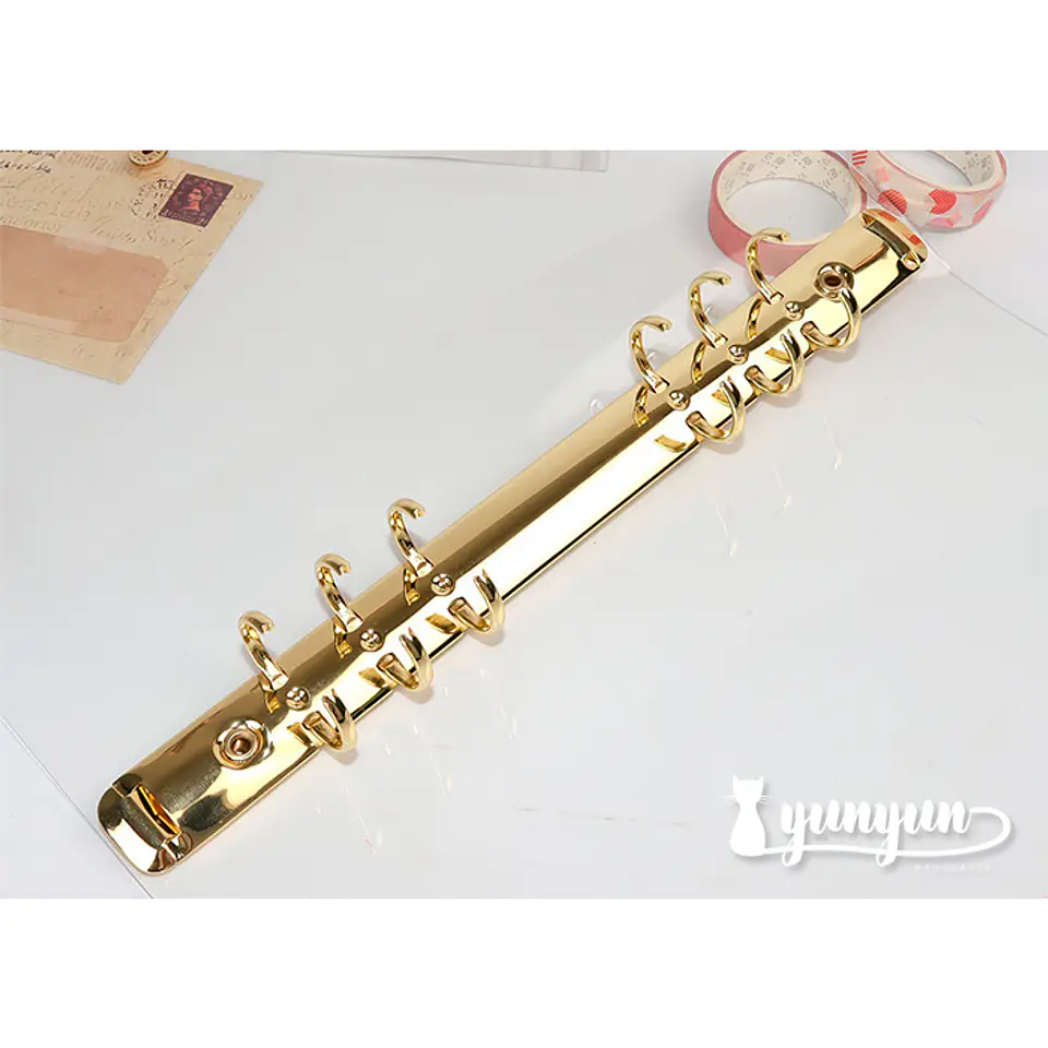 Cubierta Plástico Transparente - Cuaderno Binder Gold 2