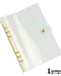 Cubierta Plástico Transparente - Cuaderno Binder Gold