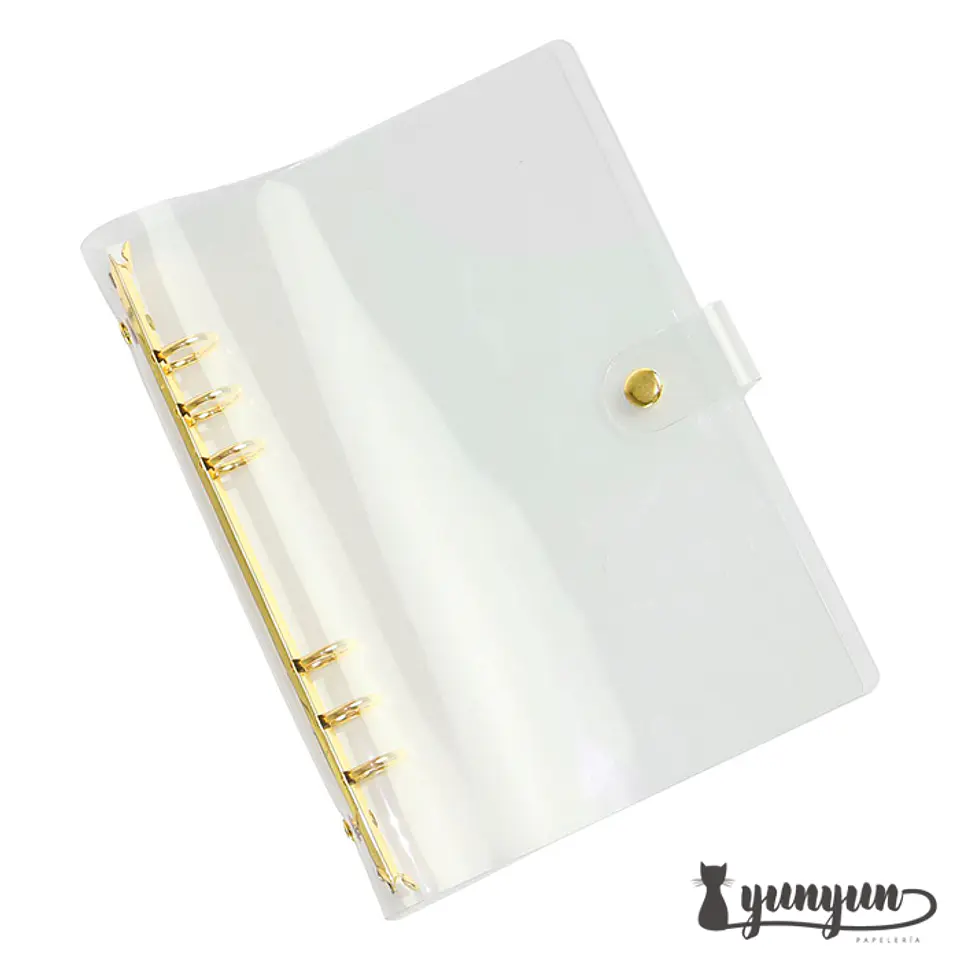 Cubierta Plástico Transparente - Cuaderno Binder Gold 7