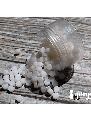 Frasco Cera Blanco Semi Transparente - 190 pzas