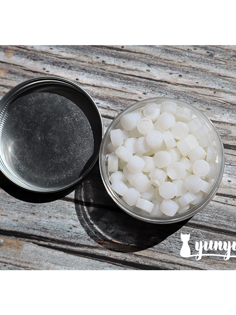 Frasco Cera Blanco Semi Transparente - 190 pzas 2