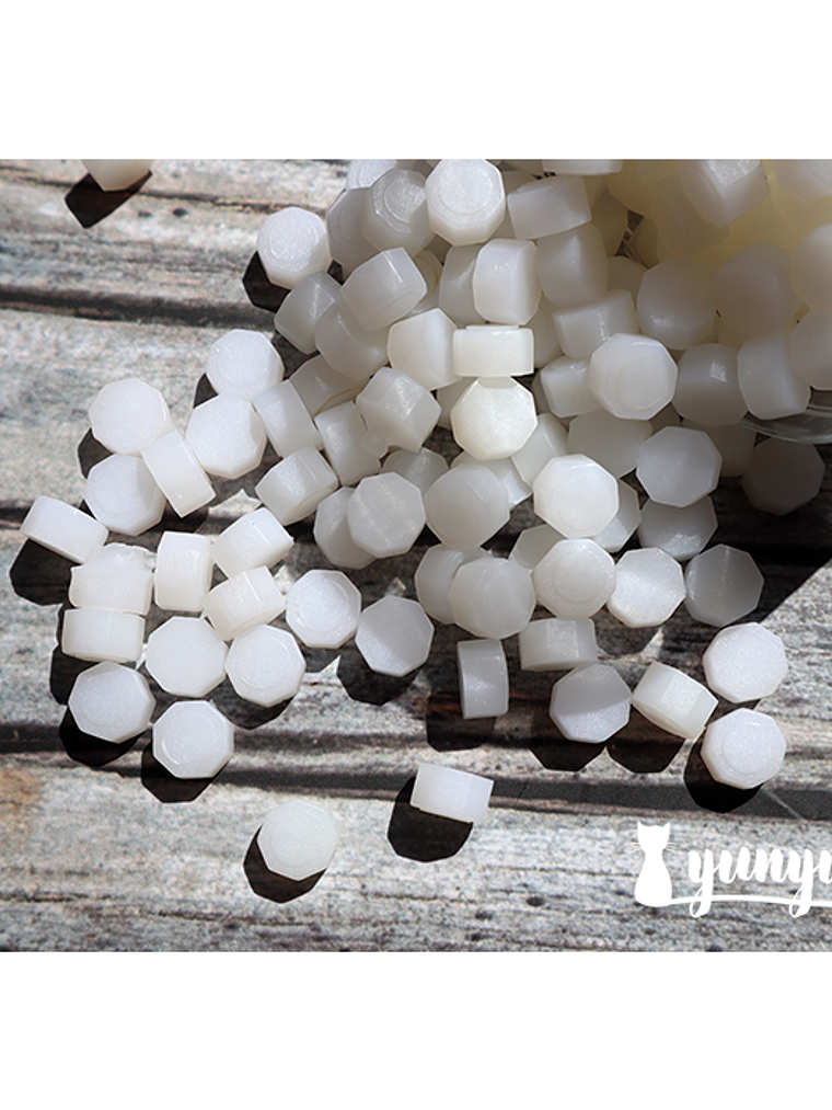 Frasco Cera Blanco Semi Transparente - 190 pzas 3