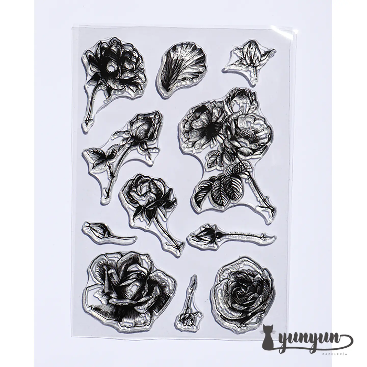 Sellos Silicona Rosas - 11 pzas 1