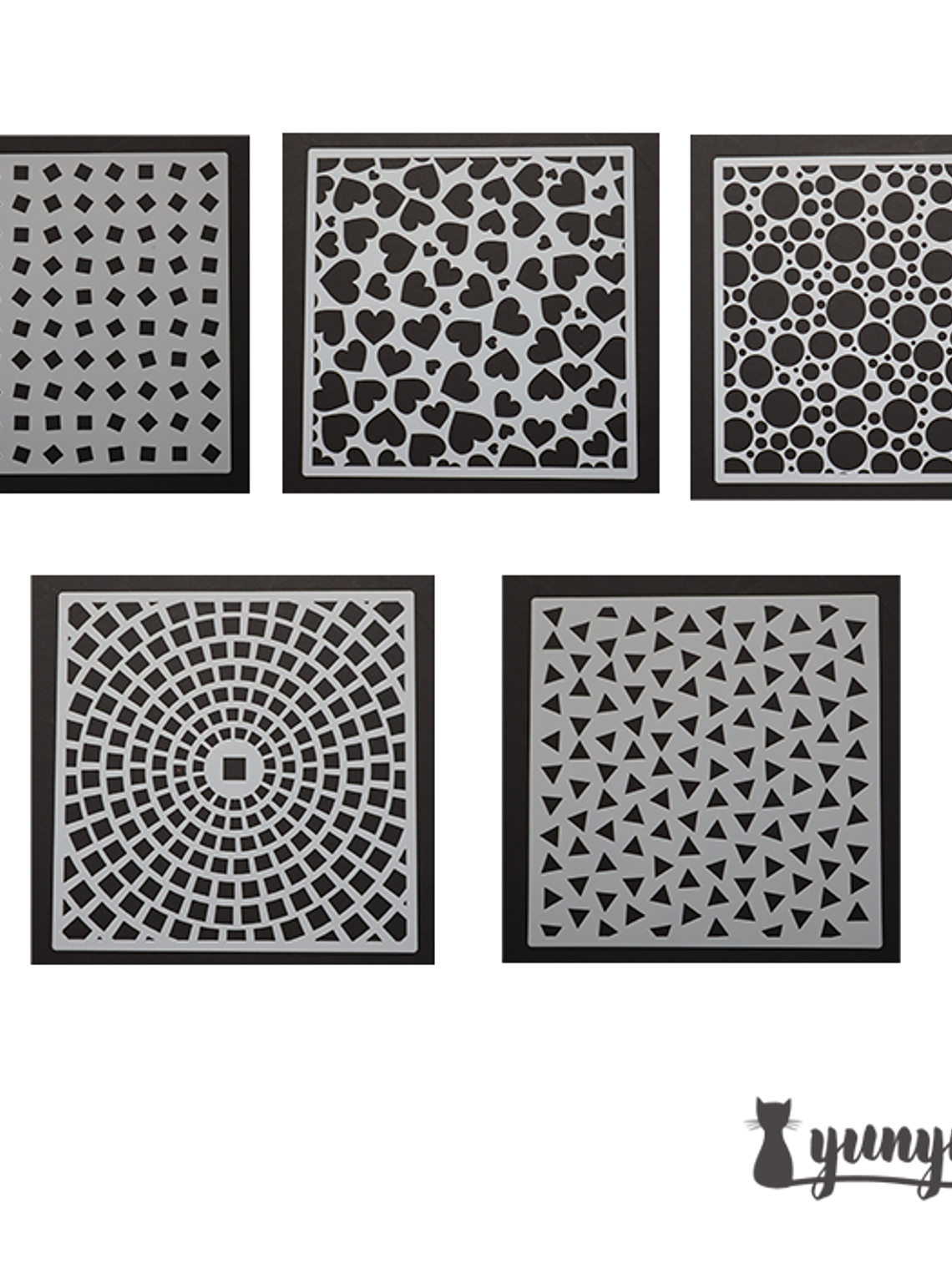 Set Stencils I - 5 pzas 12