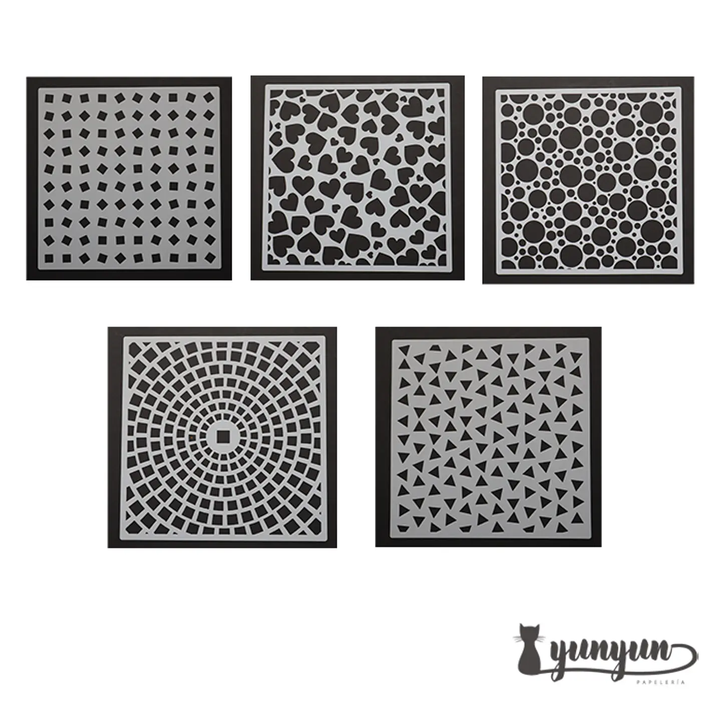 Set Stencils I - 5 pzas 12