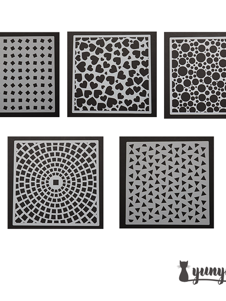 Set Stencils I - 5 pzas 12