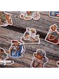 Stickers Vintage Teddy Bear - 40 pzas - Miniatura 6