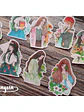 Stickers Girls & Flowers - 15 pzas - Miniatura 6
