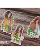 Stickers Girls & Flowers - 15 pzas - Miniatura 7