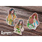Stickers Girls & Flowers - 15 pzas - Miniatura 7