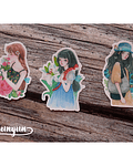 Stickers Girls & Flowers - 15 pzas