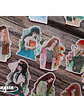 Stickers Girls & Flowers - 15 pzas - Miniatura 1