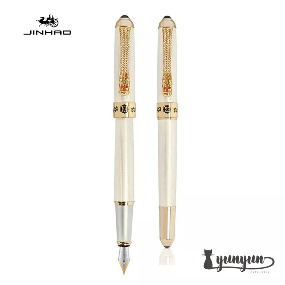 Pluma JINHAO 1000 - White 4
