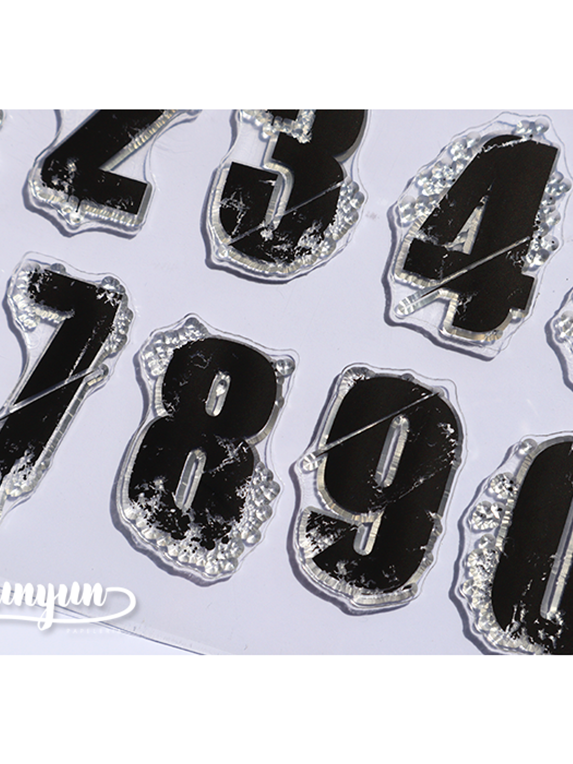 Sellos Silicona Números II - 10 pzas 3