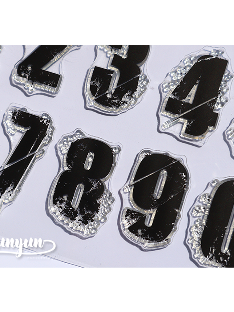 Sellos Silicona Números II - 10 pzas 3