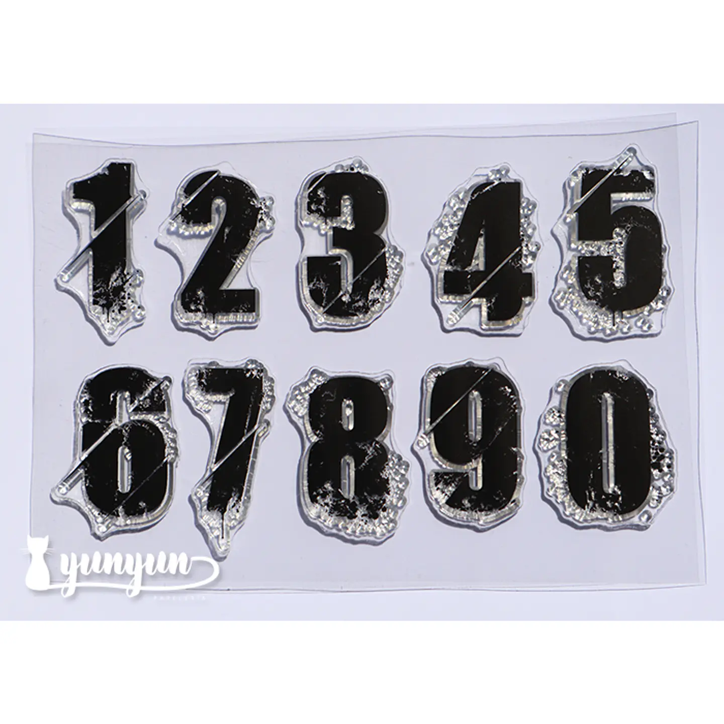 Sellos Silicona Números II - 10 pzas 1