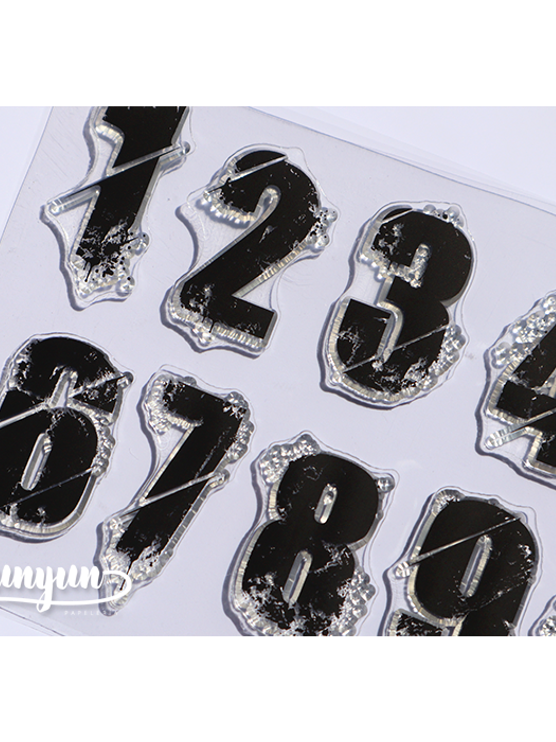 Sellos Silicona Números II - 10 pzas 2