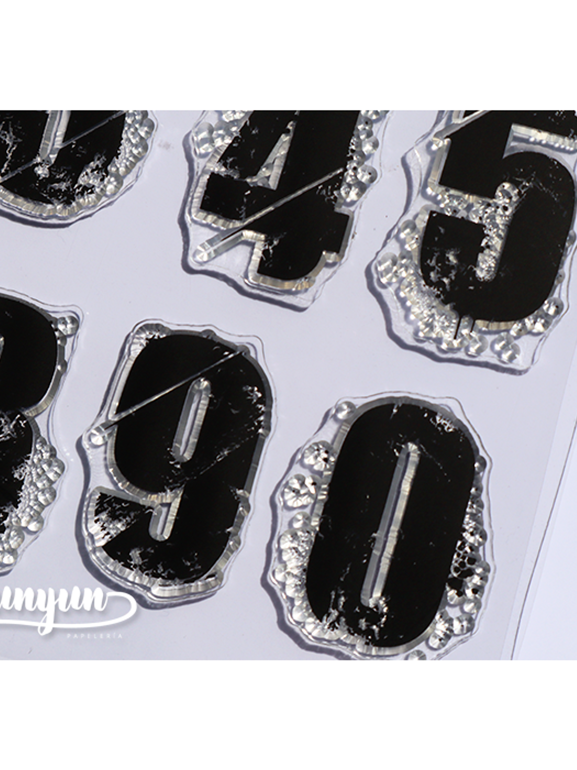 Sellos Silicona Números II - 10 pzas 4