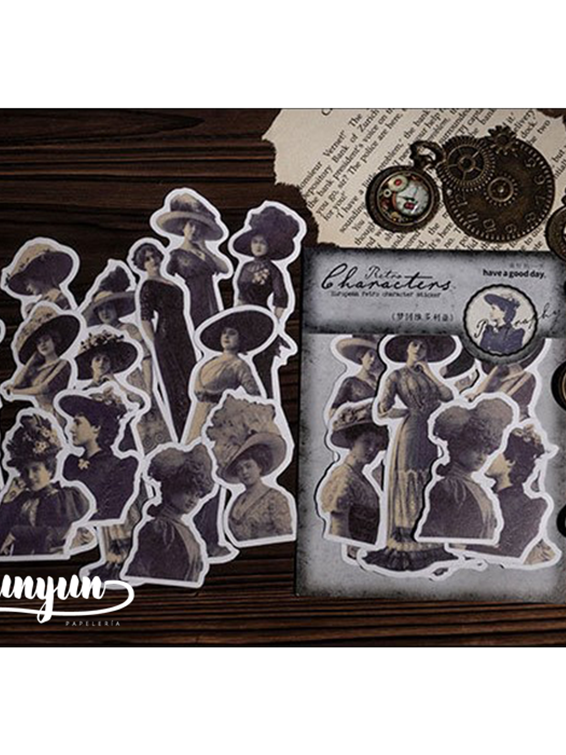 Stickers European Retro - 30 pzas 5