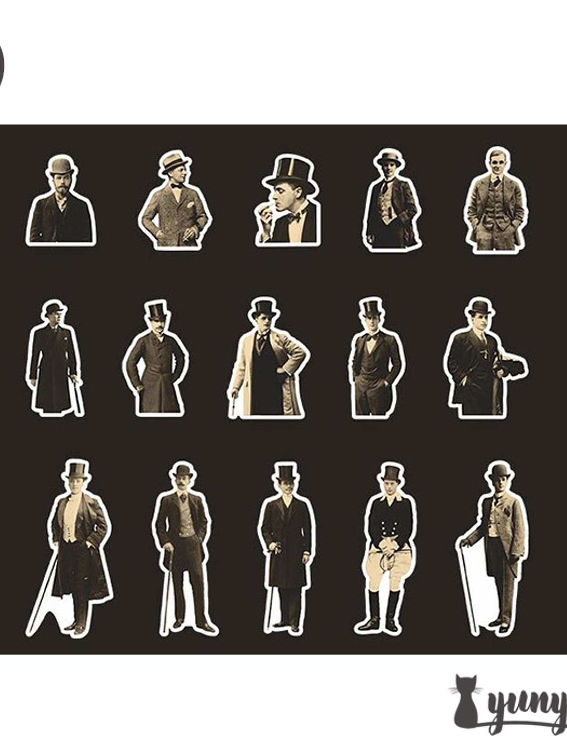 Stickers European Retro - 30 pzas 15