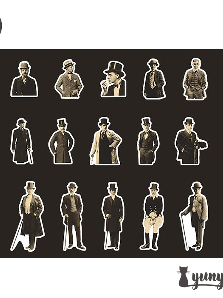 Stickers European Retro - 30 pzas 15