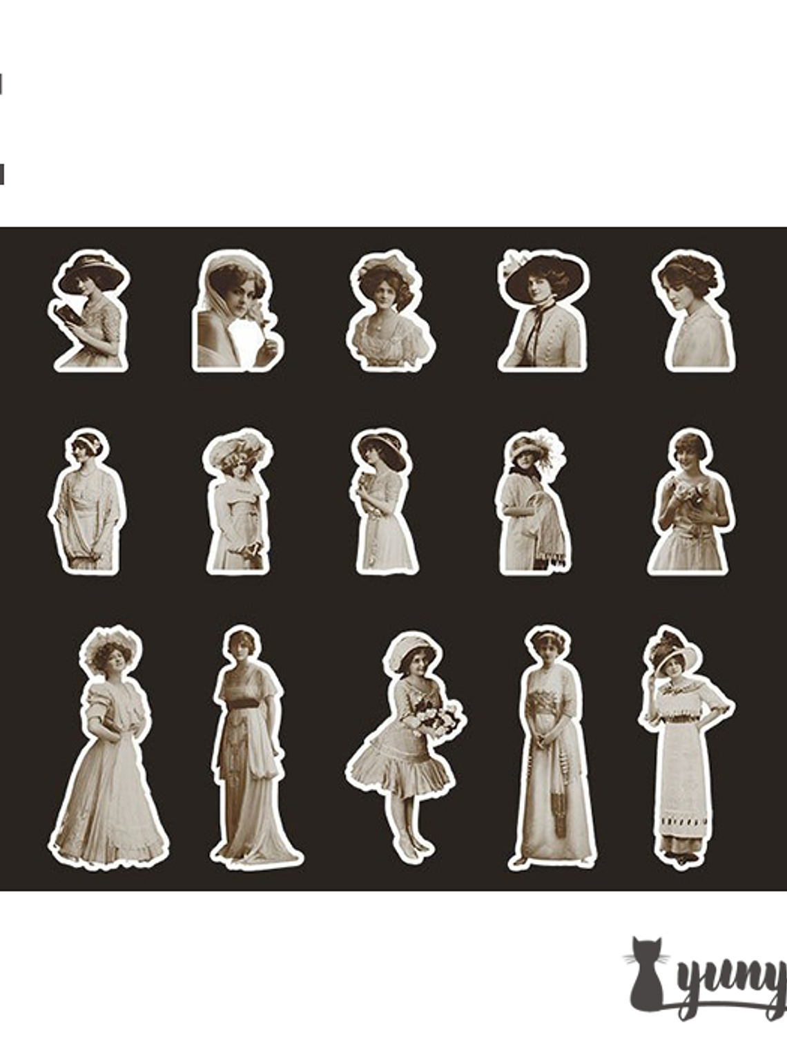 Stickers European Retro - 30 pzas 16