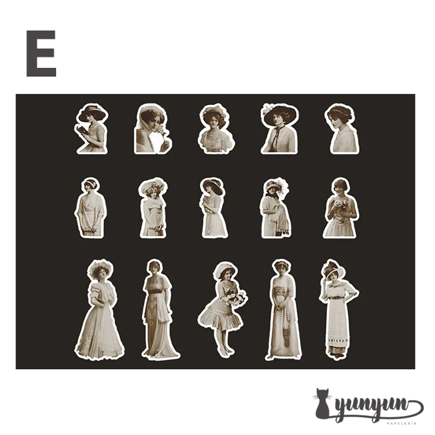 Stickers European Retro - 30 pzas 16